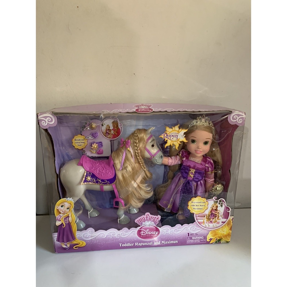 2012 My First Disney Princess Tangled Toddler Rapunzel & Maximus Set NEW IN BOX